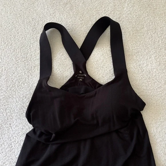 ATHLETA Elegant Black Sleeveless Maxi Dress Size XS - Picture 3 of 8